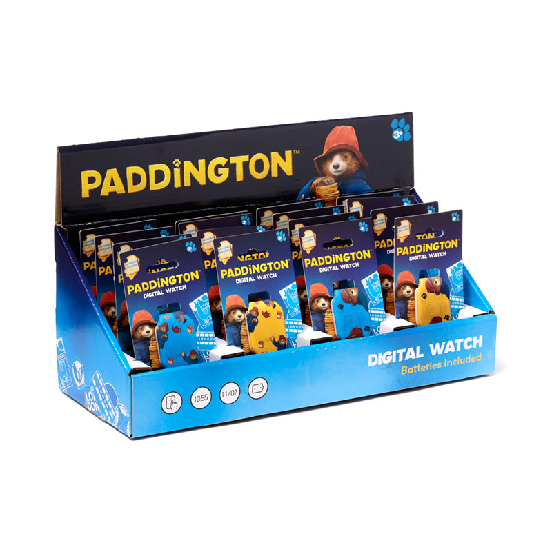 Paddington Bear Silicone Digital Watch - Front View