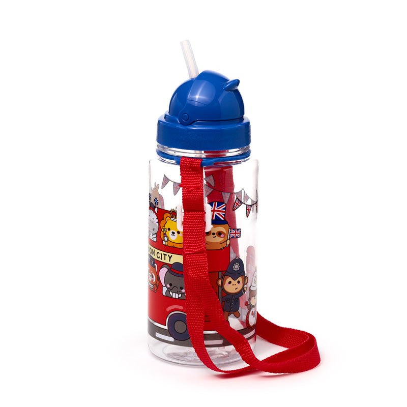 Lightweight Adoramals London Water Bottle for kids