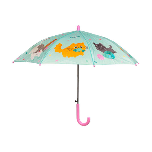 Kids Umbrella featuring Beans & Co Cats design