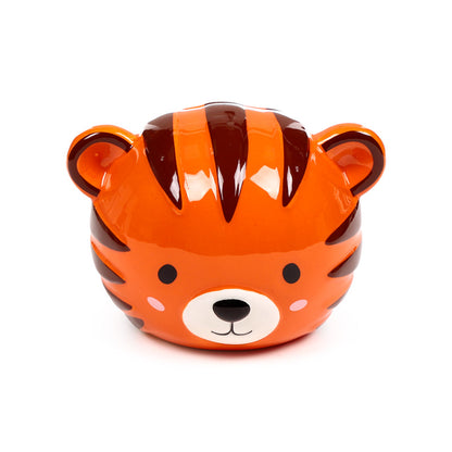 Adoramals Alfie the Tiger Ceramic Money Box - Top View