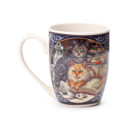 Lisa Parker Cat Mug with Coffee