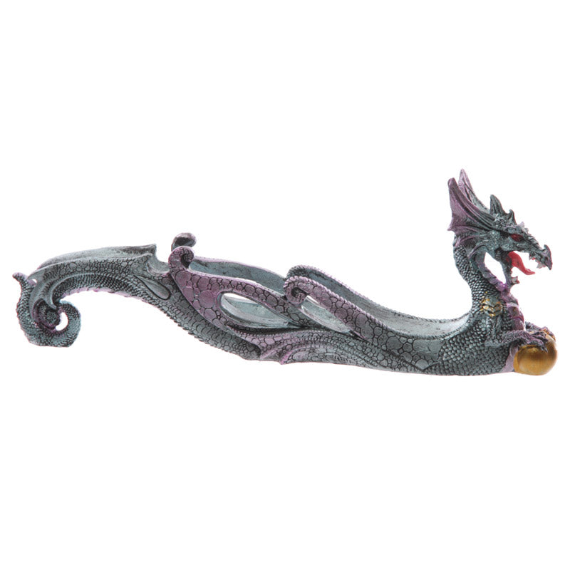 Celtic Scroll Dark Legends Dragon Ashcatcher close-up