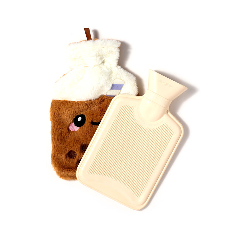 Bubble Tea Hot Water Bottle with Safety Mark