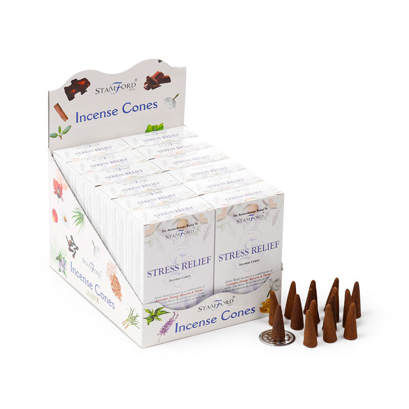 Stamford Hex Incense Cones in a decorative setting