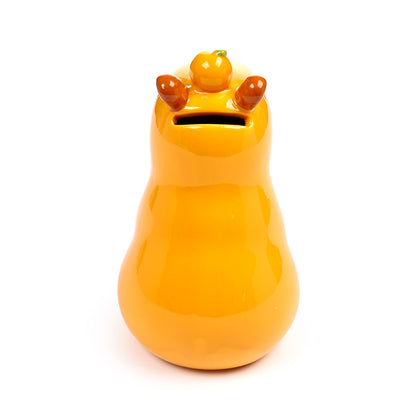 Playful capybara money box in home decor