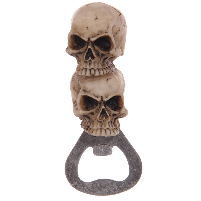 Double Skull Bottle Opener - Decorative Home Accessory