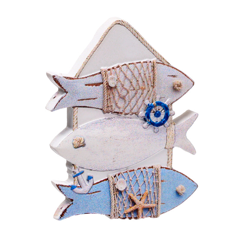 Decorative Nautical Fish Magnet on fridge
