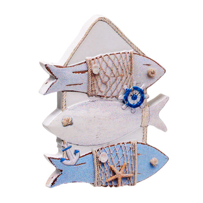 Decorative Nautical Fish Magnet on fridge