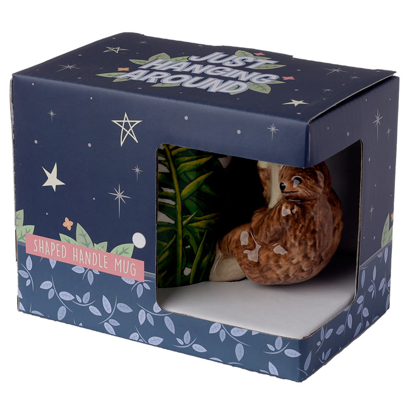 Jungle Explorer Sloth Mug with hot beverage