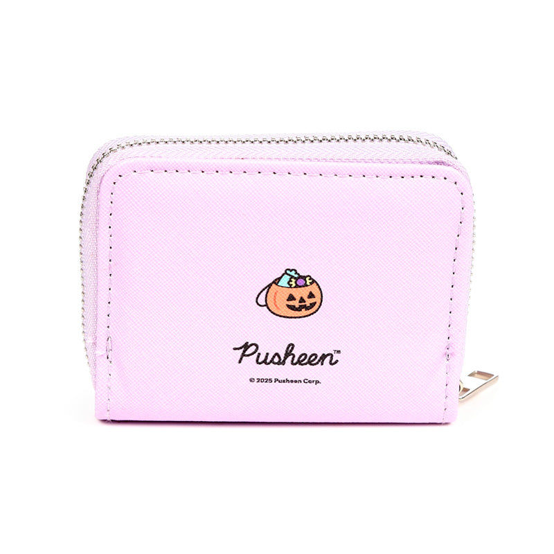 Pusheen the Cat Halloween Small Zip Wallet - Zipper Close