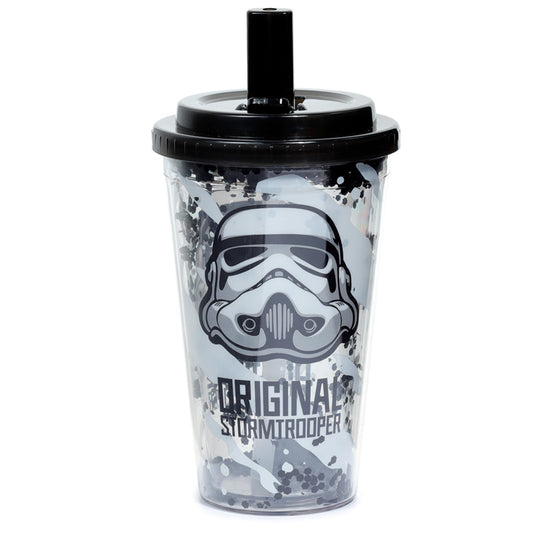 Original Stormtrooper Shatter Resistant Cup with Lid and Straw
