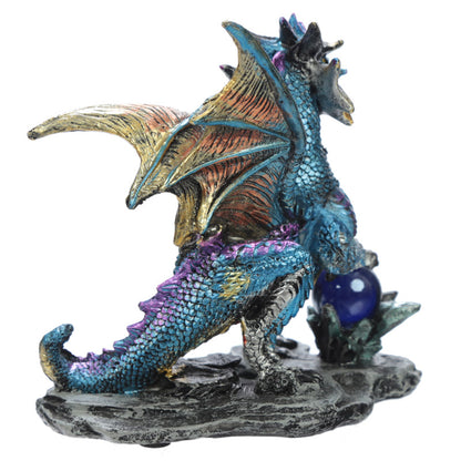 Enchanting Crystal Rock Dragon Figurine
