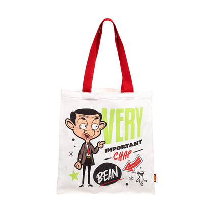 Mr Bean Tote Shopping Bag spacious interior