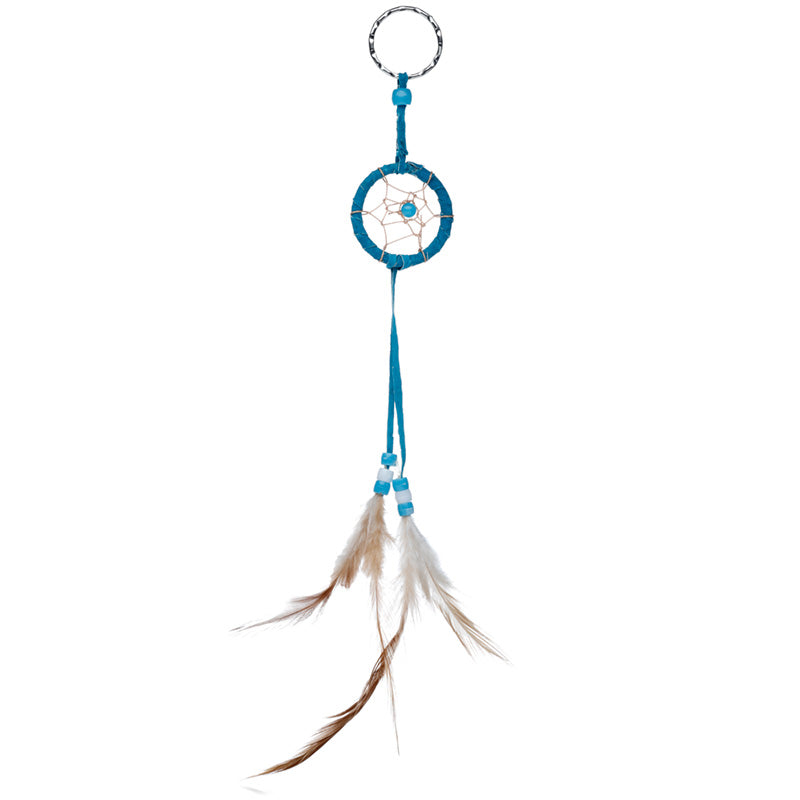 Mini Dreamcatcher Keyring Displayed on a Table