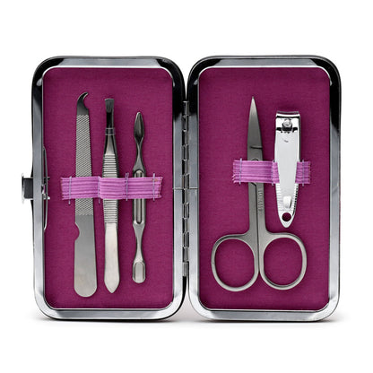 Moomin Manicure Set open showcasing tools