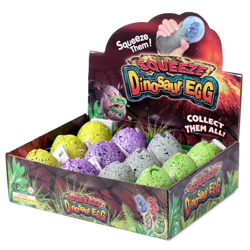 Fun Kids Squeezy Dino Egg displayed as a gift