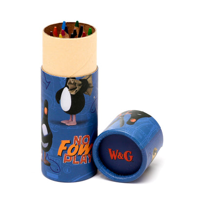 Wallace & Gromit Colouring Pencil Tube displayed on a table