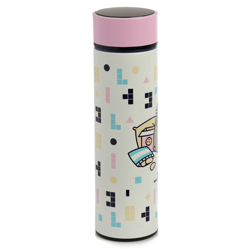 Pusheen the Cat Gamer Girl insulated bottle with strap