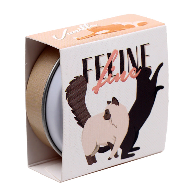 Feline Fine Cats Lip Balm in a Tin - Giftable Collectible