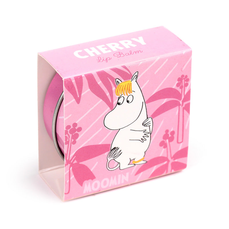 Moomin Tammi Lip Balm tin with eco-friendly label