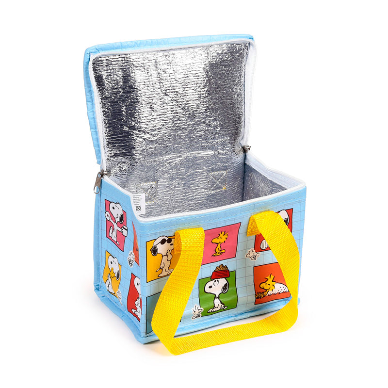 Peanuts Snoopy & Woodstock RPET Cool Bag side view