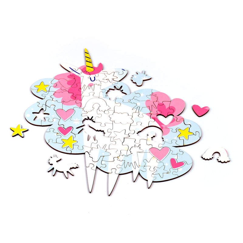 Unicorn Magic Jigsaw Puzzle pieces