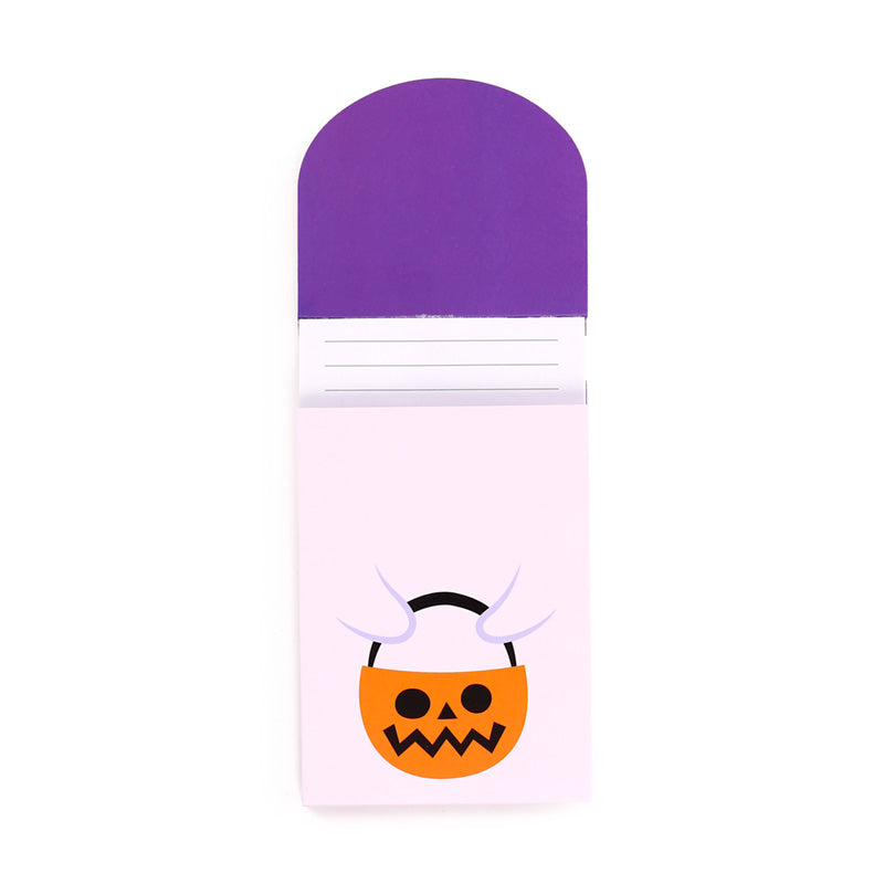 Spooky Flip Open Shaped Memo Pad - Decorative Design
