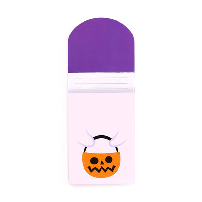 Spooky Flip Open Shaped Memo Pad - Decorative Design