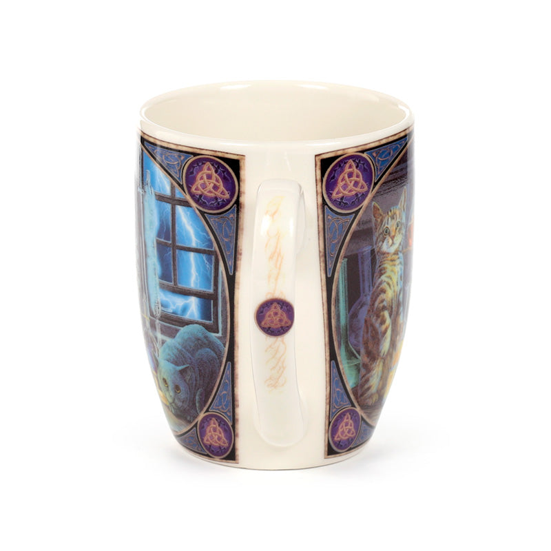 Lisa Parker Jekyll & Hyde Cats Mug in kitchen