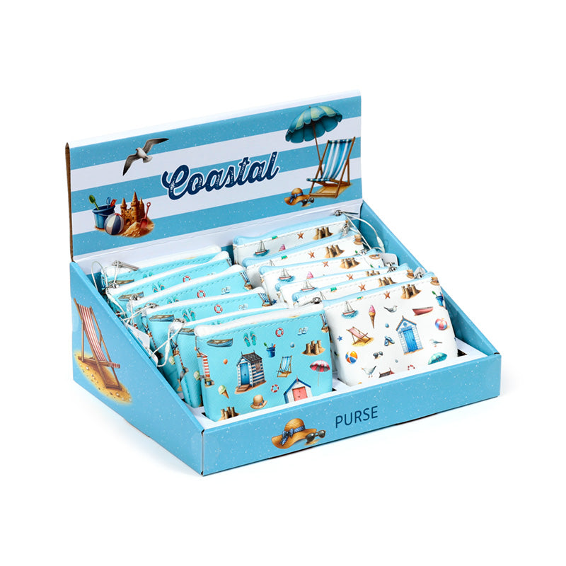 Coastal PVC Purse with nautical design