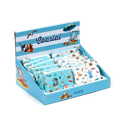 Coastal PVC Purse with nautical design