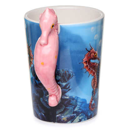 Seahorse handle of Lisa Parker Ceramic Mug