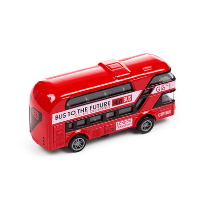 Engaging Red City Bus Toy for Imaginative Play