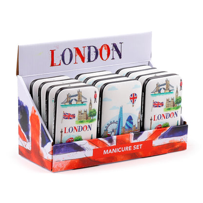 5 Piece Manicure Set with London Icons design