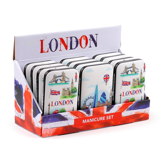 5 Piece Manicure Set with London Icons design