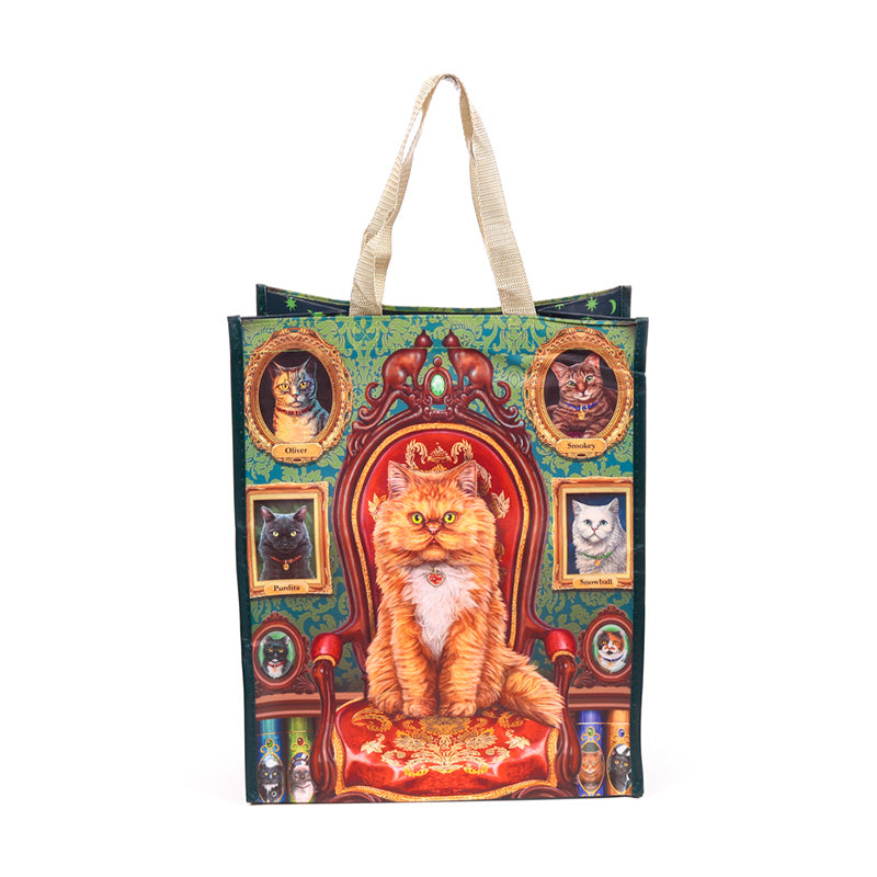 Lisa Parker Mad About Cats shopping bag in use