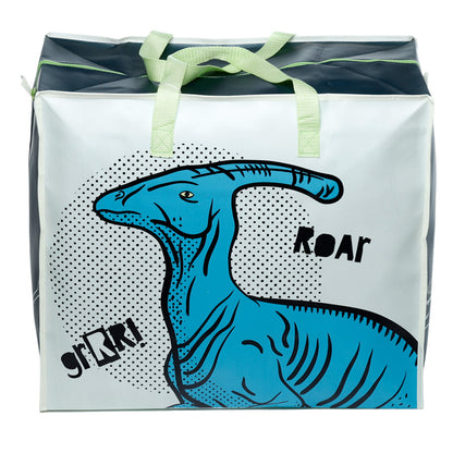 Dinosauria Laundry & Storage Bag showcasing vibrant design