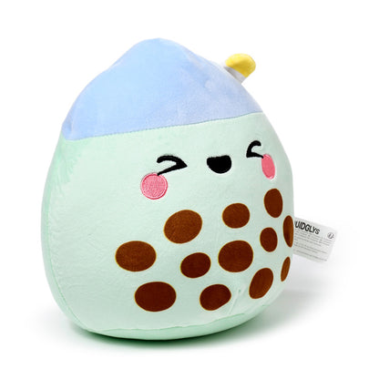 Squidglys Plush Toy - Matcha the Bubble Tea side view