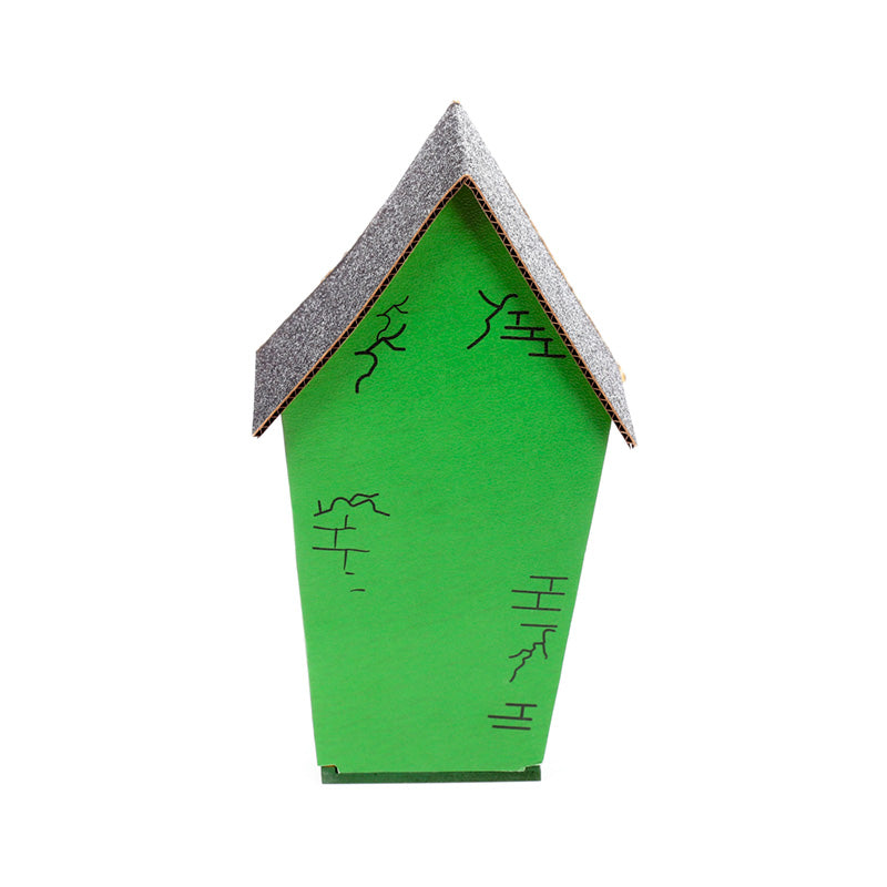 Spooky House with warm LED glow