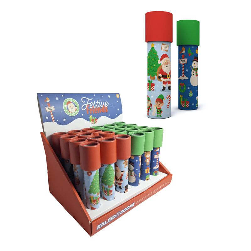 Mini Kaleidoscope featuring Festive Friends Christmas design