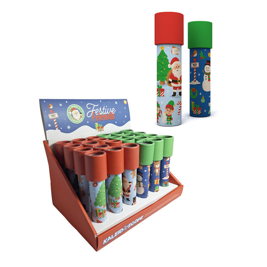 Mini Kaleidoscope featuring Festive Friends Christmas design