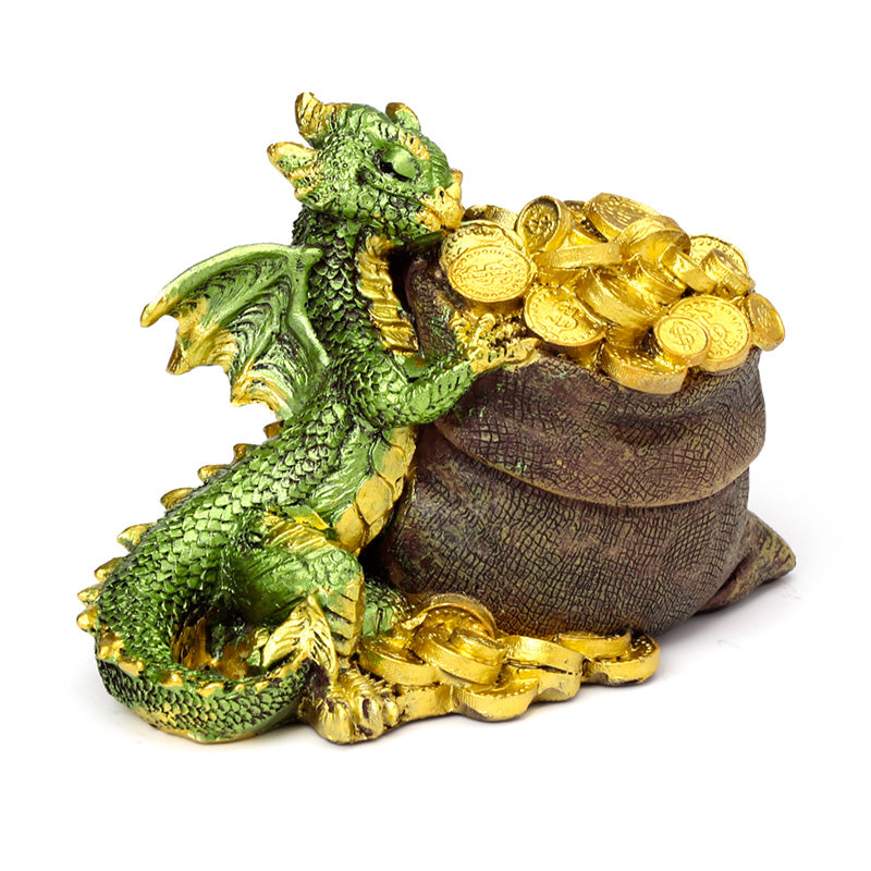 Treasure Dragon with treasure hoard