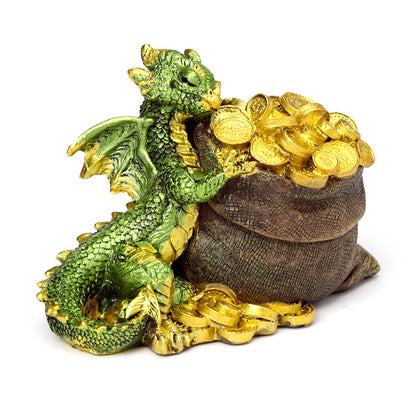 Treasure Dragon with treasure hoard