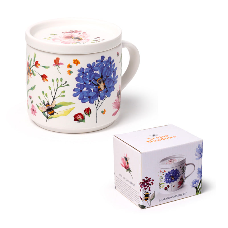 Nectar Meadows Mug and Coaster Set Displayed