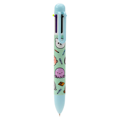 Adoramals Sealife Multi Colour Pen displayed with stationery