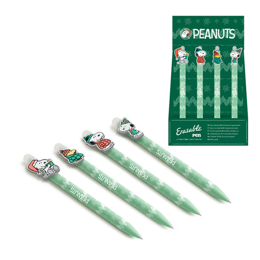 Erasable Pen with PVC Topper featuring Snoopy and Woodstock for Christmas