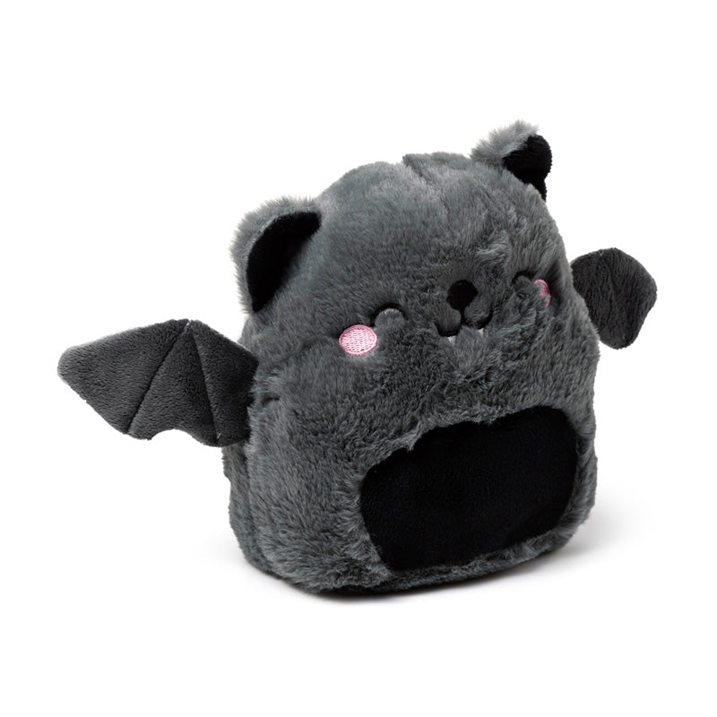 Microwavable plush lavender heat pack in bat design