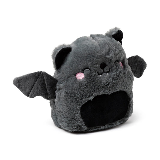 Microwavable plush lavender heat pack in bat design