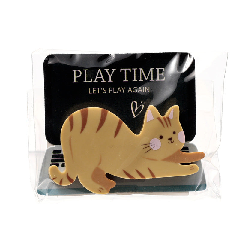 Cat Nap Time Eraser with whimsical design
