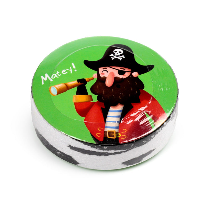 Jolly Rogers pirate travel towel in a stylish bag